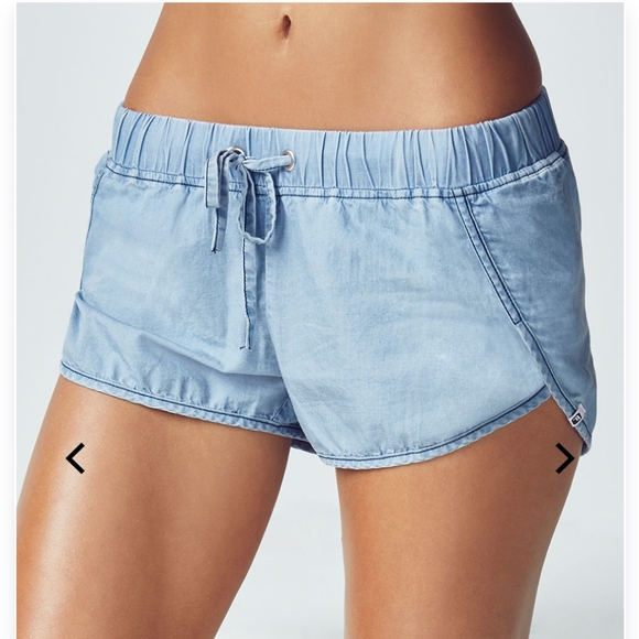 lorna jane denim shorts